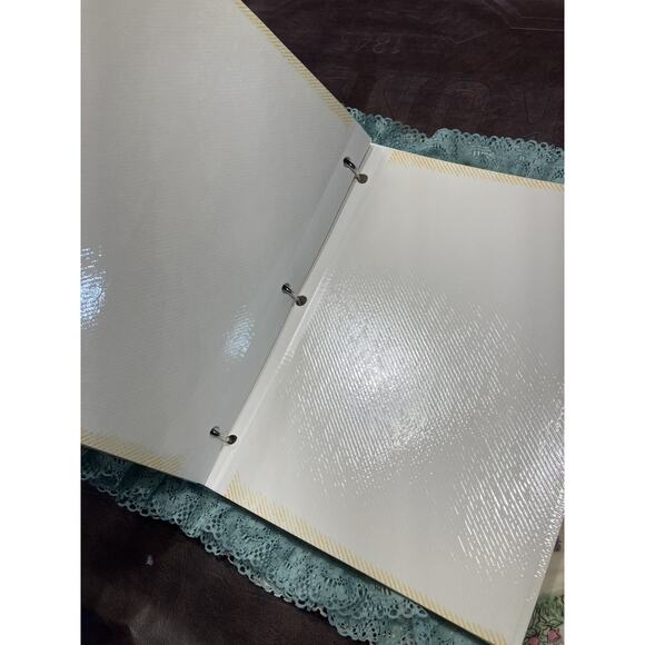 Vintage Handmade Fabric Baby Photo Book Winnie the Pooh 11x13‎ Keepsake Y2K - Picture 6 of 15